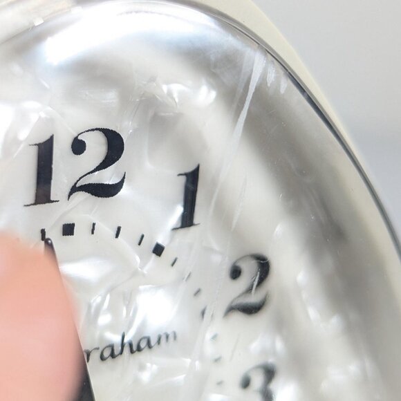 Vintage 1950s Triangular Ingraham electric analogue alarm clock (wired) White - Picture 6 of 12